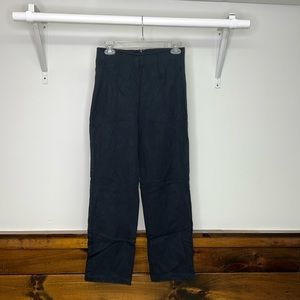 Reformation Black High‎ Waist Straight Leg Ankle Pants- 6